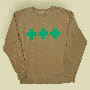 Hormesis Green Crux crew neck